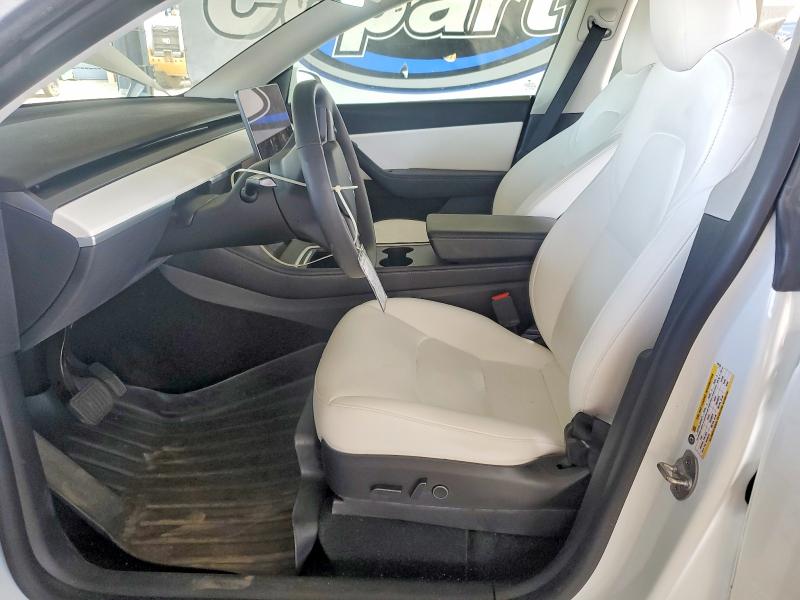 2022 Tesla Model y VIN 7SAYGDEE7NF416133 COPART salvage auction — REAR END, Ca - Salvage Certificate, sold $10,400 on 2026-07-14 (photo 7)