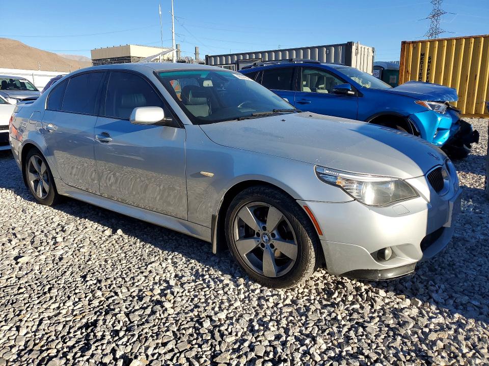 2008 BMW 5 series VIN WBANV13568CZ60497 COPART salvage auction — MINOR DENT/SCRATCHES, Nv - Certificate Of Title, sold $375 on 2026-07-06 (photo 4)