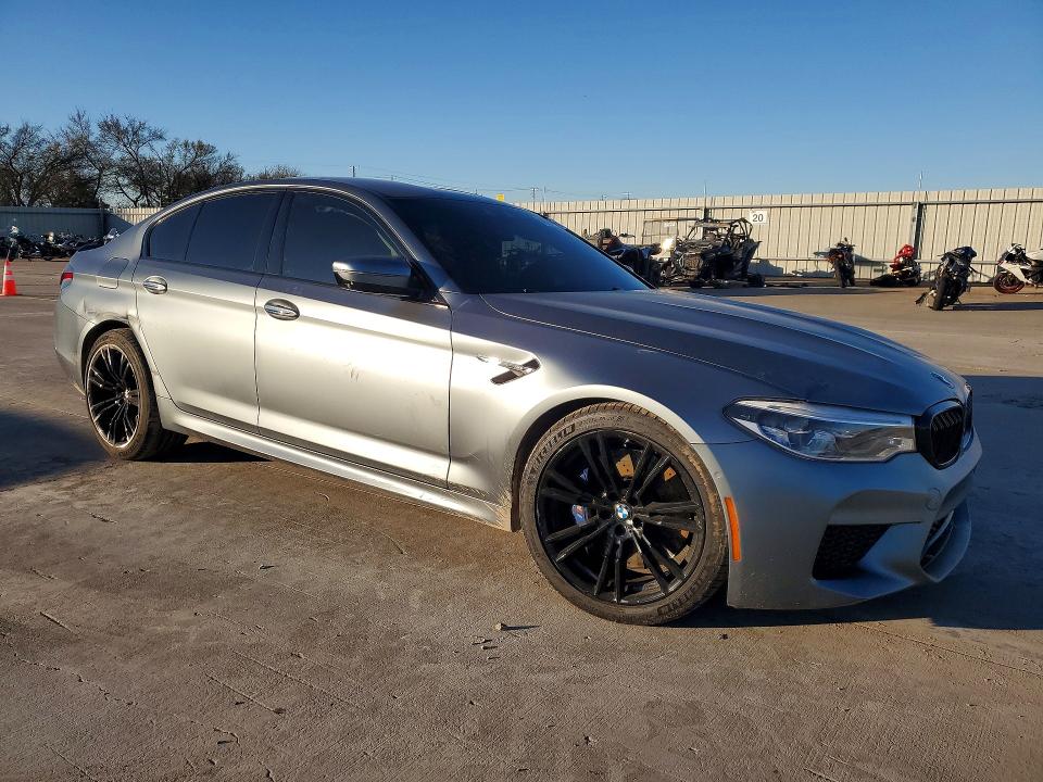 2018 BMW M5 VIN WBSJF0C52JB282425 COPART salvage auction — UNDERCARRIAGE, TX - SALVAGE VEHICLE TITLE, sold $21,500 on 2026-07-06 (photo 4)