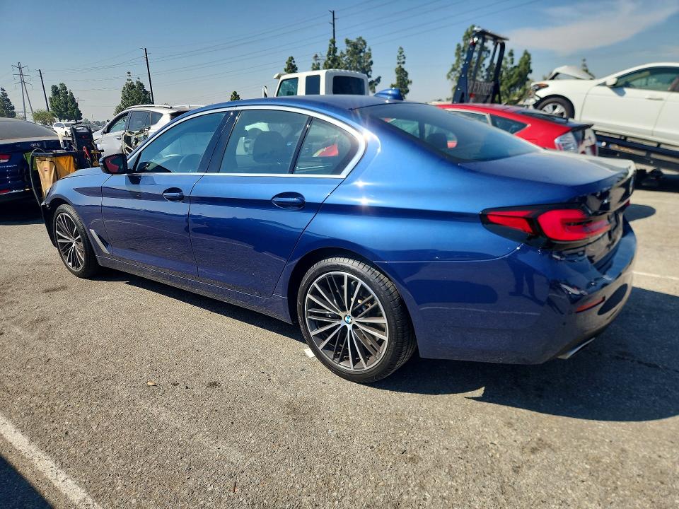 2023 BMW 5er VIN WBA73BJ01PWY13321 COPART salvage auction — FRONT END, Salvage Title, sold $21,000 on 2026-08-04 (photo 2)