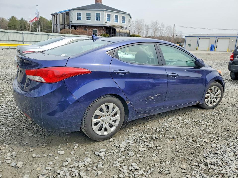2011 Hyundai Elantra VIN 5NPDH4AE3BH031860 COPART salvage auction — FRONT END, Ma - Cert Of Title-Salvage, sold $425 on 2026-07-06 (photo 3)