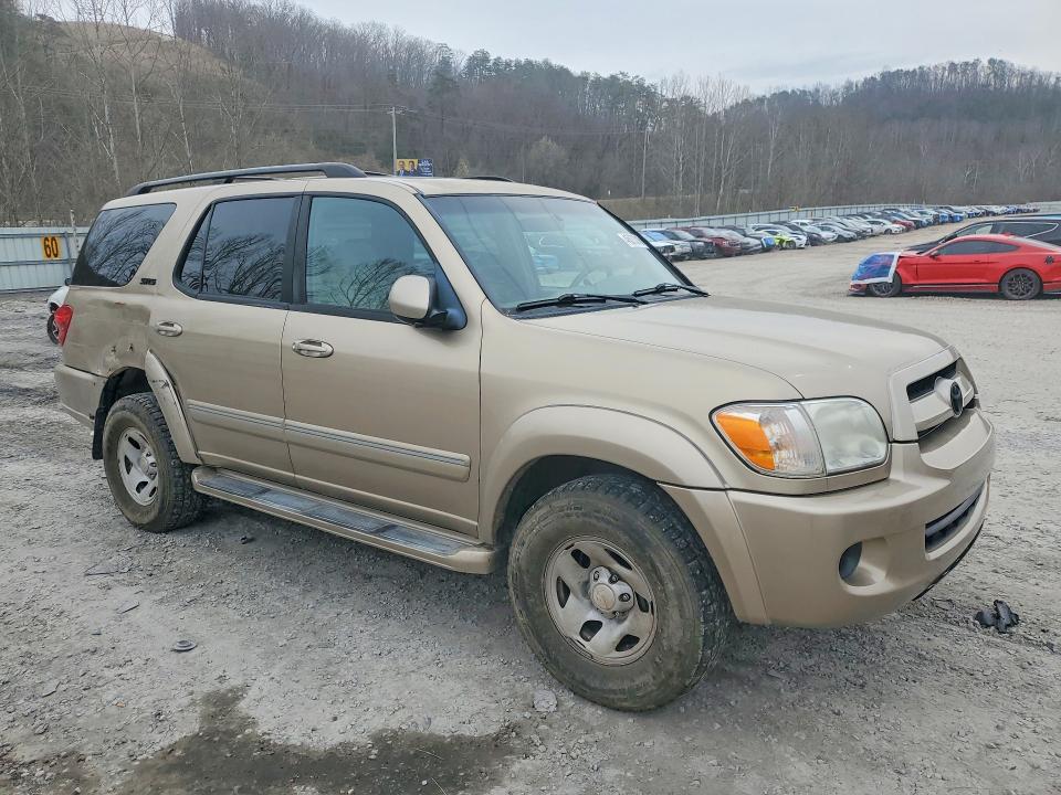 2007 Toyota Sequoia VIN 5TDBT44A67S285479 COPART salvage auction — REAR END, Wv - Salvage Certificate, sold $1,650 on 2026-07-02 (photo 4)