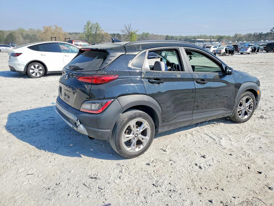 2022 Hyundai Kona VIN KM8K62ABXNU850703 COPART salvage auction — FRONT END, Ga - Cert Of Title-Salvage, sold $3,000 on 2026-07-27 (photo 3)