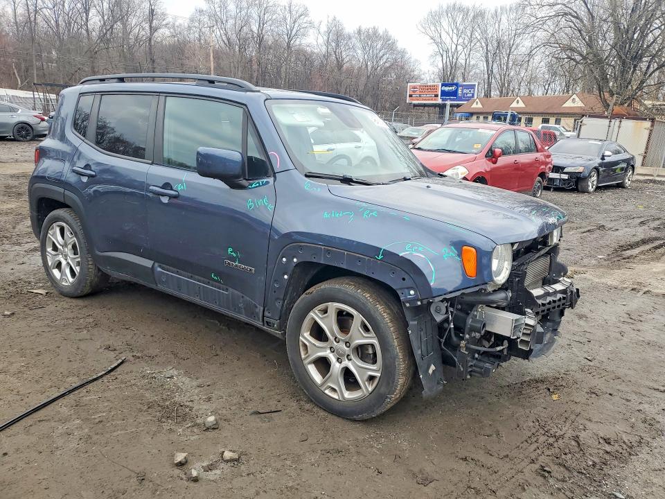 2019 Jeep Renegade VIN ZACNJABB0KPK79032 COPART salvage auction — FRONT END, Md - Cert Of Salvage < 75% Damage, sold $1,550 on 2026-07-02 (photo 4)