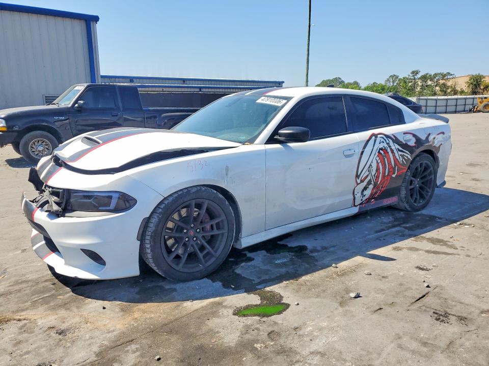 2019 Dodge Charger VIN 2C3CDXGJ5KH558731 COPART salvage auction — FRONT END, Fl - Cert Of Title Slvg Rebuildable, sold $14,400 on 2026-07-02 (photo 1)