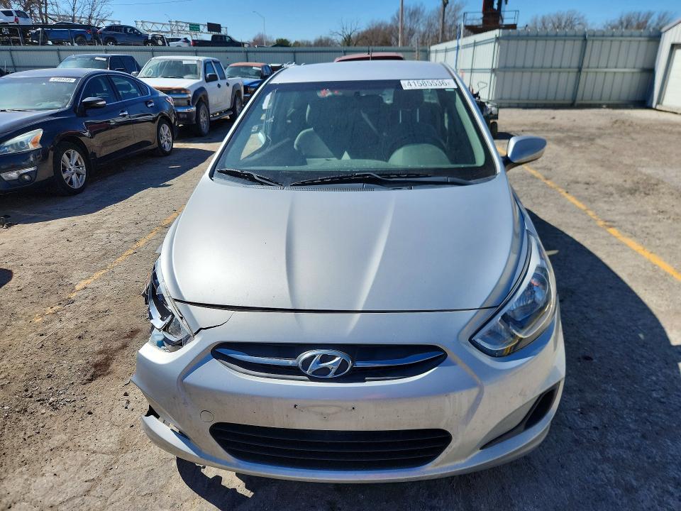 2017 Hyundai Accent VIN KMHCT4AE8HU219519 COPART salvage auction — SIDE, Ks - Cert Of Title-Salvage, sold $800 on 2026-07-08 (photo 5)