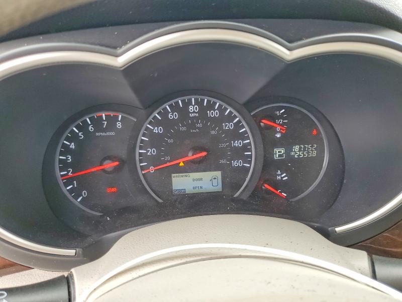 2015 Nissan Quest VIN JN8AE2KP9F9122991 COPART salvage auction — FRONT END, Ca - Salvage Certificate, sold $425 on 2026-07-02 (photo 9)