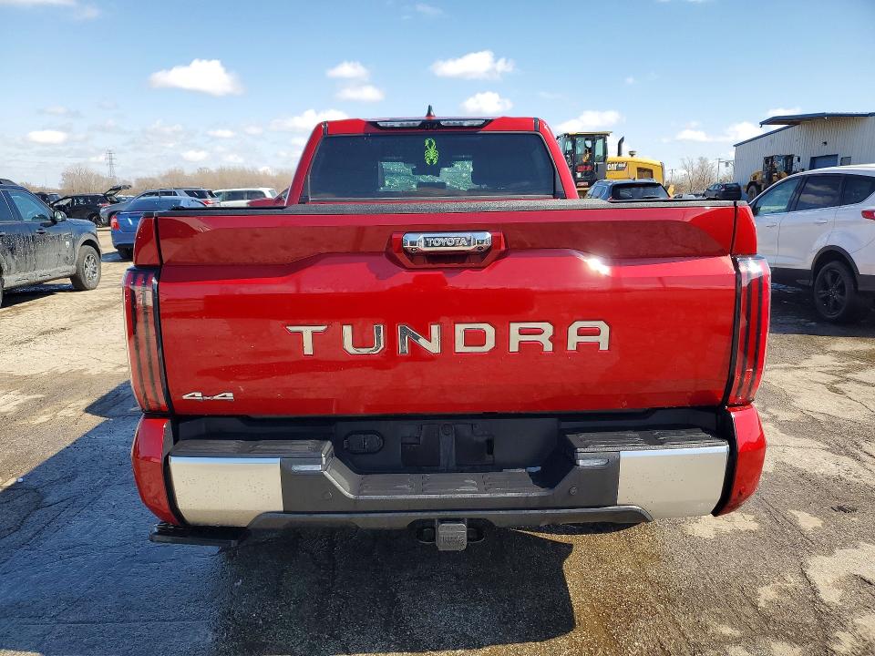 2025 Toyota Tundra VIN 5TFJA5EC6SX037856 COPART salvage auction — HAIL, Il - Salvage Certificate, sold $28,250 on 2026-07-29 (photo 6)