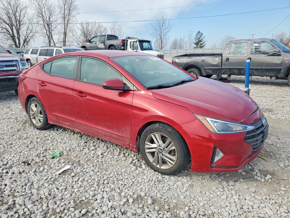 2019 Hyundai Elantra VIN KMHD84LF4KU770503 COPART salvage auction — FRONT END, Mi - Cert Of Title-Salvage Vehicle, sold $1,550 on 2026-07-09 (photo 4)