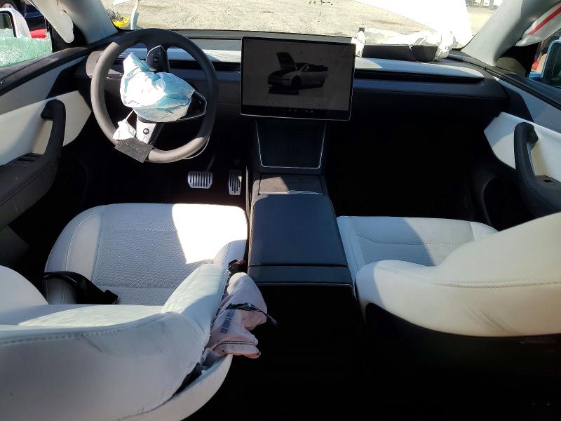 2026 Tesla Model y VIN 7SAYGDEE0TF327663 COPART salvage auction — FRONT END, Ca - Salvage Certificate, sold $18,000 on 2026-07-02 (photo 8)