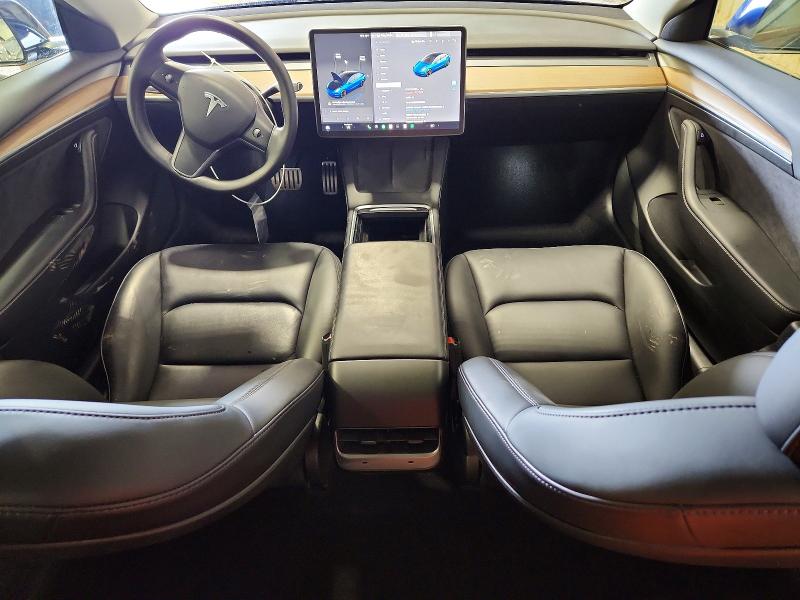 2022 Tesla Model 3 VIN 5YJ3E1EC3NF316122 COPART salvage auction — FRONT END, Pa - Certificate Of Salvage, sold $4,150 on 2026-07-21 (photo 8)