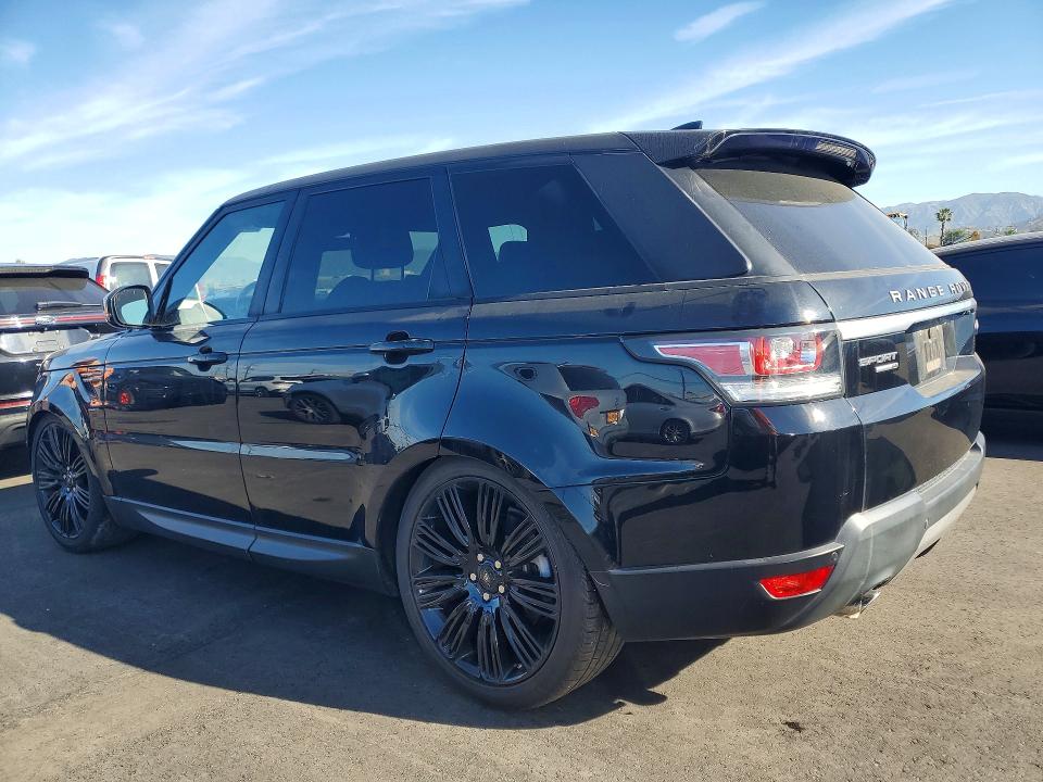 2017 Land rover Range rover sport VIN SALWG2FV4HA156335 COPART salvage auction — MECHANICAL, Ca - Dis/Dlr/Exp Only Clean Title (P), sold $5,600 on 2026-07-29 (photo 2)