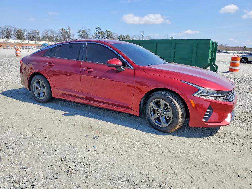 2021 Kia K5 VIN 5XXG24J23MG005813 COPART salvage auction — SIDE, SC - CERT OF TITLE-SALVAGE, sold $5,100 on 2026-07-06 (photo 4)