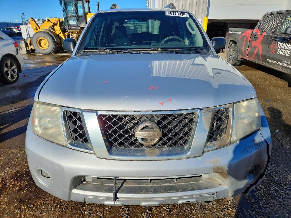 2010 Nissan Pathfinder VIN 5N1AR1NB5AC612992 COPART salvage auction — FRONT END, Ab - Bos - Salvage, sold $500 on 2026-07-02 (photo 5)