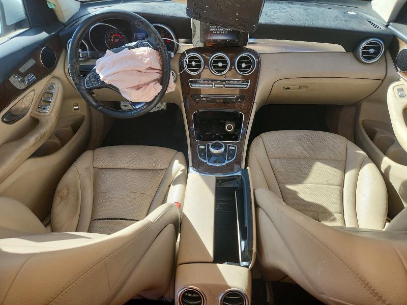 2018 Mercedes-benz Glc VIN WDC0G4KB4JV067362 COPART salvage auction — FRONT END, Ca - Salvage Certificate, sold $3,400 on 2026-07-20 (photo 8)