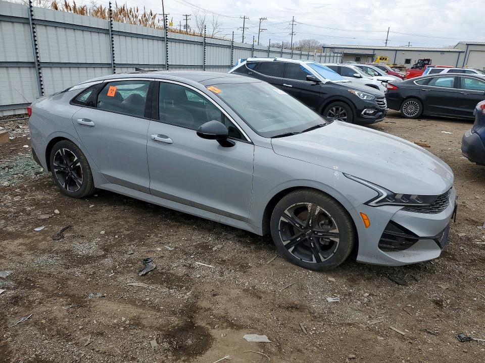 2022 Kia K5 VIN 5XXG64J20NG118317 COPART salvage auction — HAIL, IL - CERTIFICATE OF TITLE, sold $4,450 on 2026-07-22 (photo 4)