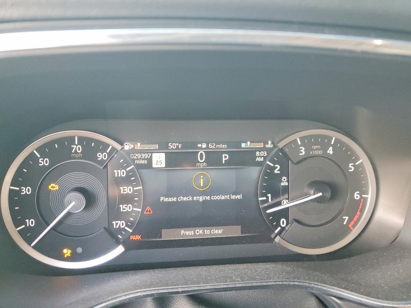 2023 Jaguar Xf VIN SAJBG4FX7PCY93312 COPART salvage auction — FRONT END, Id - Salvage Certificate Of Title, sold $15 on 2026-07-22 (photo 9)