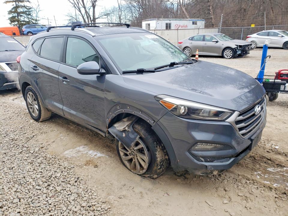 2018 Hyundai Tucson VIN KM8J3CA42JU676213 COPART salvage auction — FRONT END, OH - CERT OF TITLE-SALVAGE, sold $2,550 on 2026-07-11 (photo 4)
