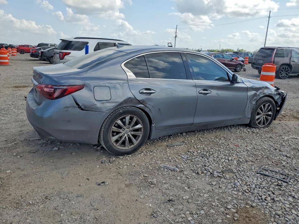 2018 Infiniti VIN JN1CV7AP5JM240239 COPART salvage auction — FRONT END, Tx - Salvage Vehicle Title, sold $1,950 on 2026-07-09 (photo 3)