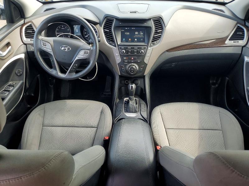 2017 Hyundai Santa fe VIN 5XYZU3LBXHG445345 COPART salvage auction — REAR END, Sc - Cert Of Title-Salvage, sold $500 on 2026-07-24 (photo 8)