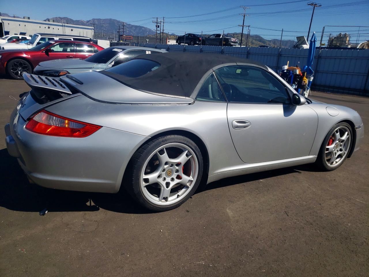 2006 Porsche 911 VIN WP0CB29966S766915 COPART salvage auction — Water/Flood, CA - SALVAGE CERTIFICATE, sold $17,100 on 2026-07-02 (photo 3)