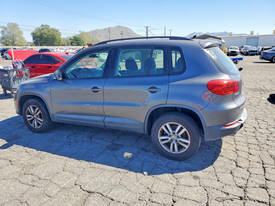 2015 Volkswagen Tiguan VIN WVGAV7AX9FW613035 COPART salvage auction — FRONT END, Wv - Dis/Dlr/Exp Only Clean Title, sold $1,550 on 2026-07-30 (photo 2)