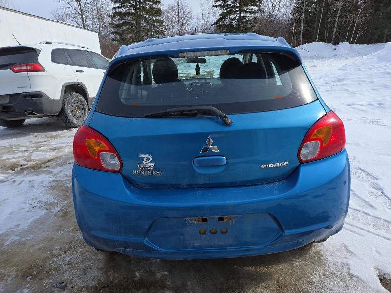 2014 Mitsubishi Mirage VIN ML32A4HJ2EH009823 COPART salvage auction — FRONT END, Qc - Gravement Accidente, sold $175 on 2026-07-07 (photo 6)