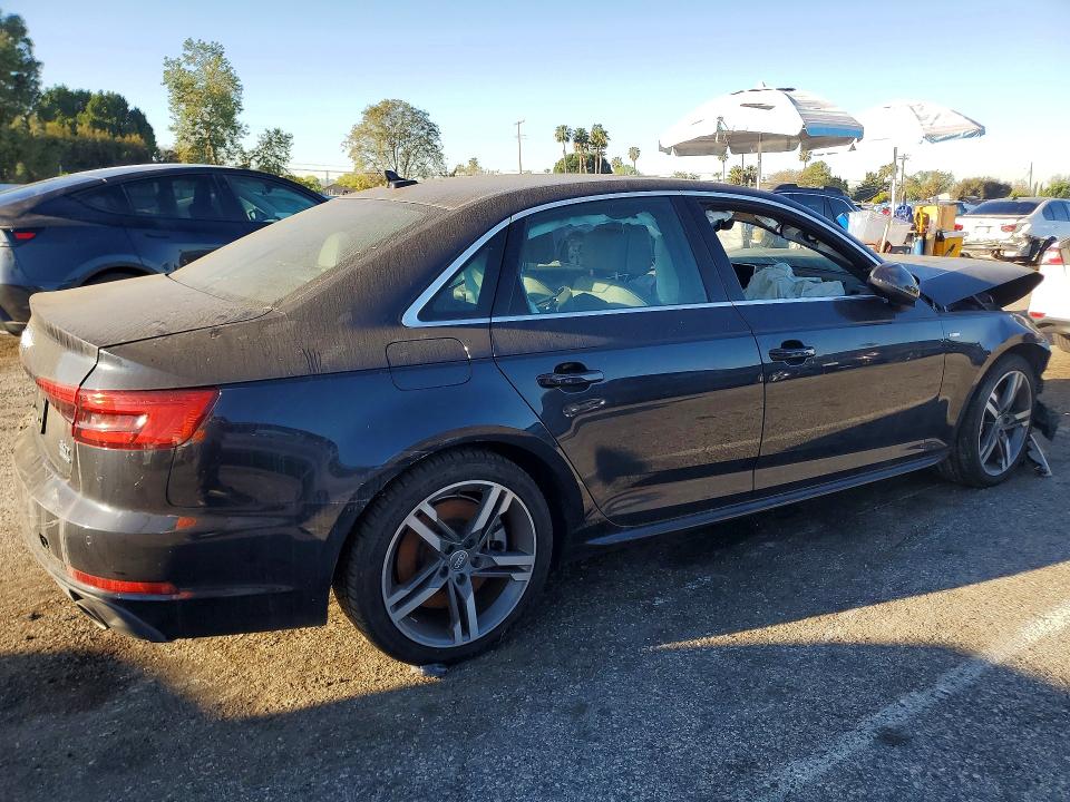 2017 Audi A4 VIN WAUENAF41HN014718 COPART salvage auction — FRONT END, Salvage Title, sold $60 on 2026-07-31 (photo 3)