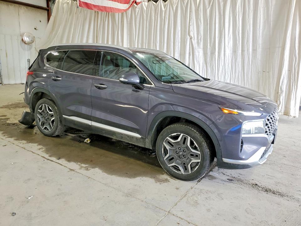 2022 Hyundai Santa fe VIN KM8S5DA10NU053320 COPART salvage auction — REAR END, Tx - Salvage Vehicle Title, sold $13,400 on 2026-07-13 (photo 4)