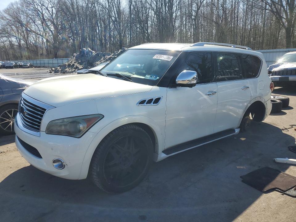 2012 Infiniti Qx56 VIN JN8AZ2NE3C9019365 COPART salvage auction — SIDE, Id - Salvage Certificate Of Title, sold $1,950 on 2026-07-09 (photo 1)