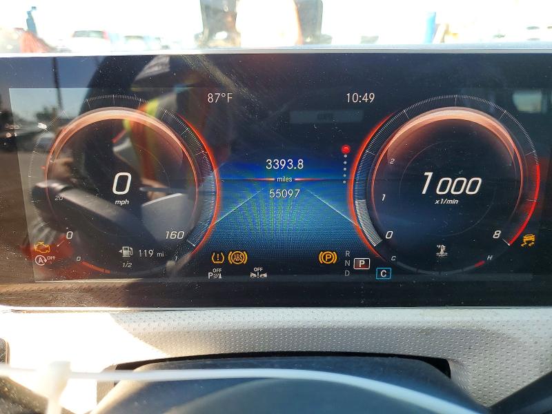 2019 Mercedes-benz A-klasse VIN WDD3G4FBXKW031786 COPART salvage auction — FRONT END, Ca - Salvage Certificate, sold $6,900 on 2026-08-18 (photo 9)