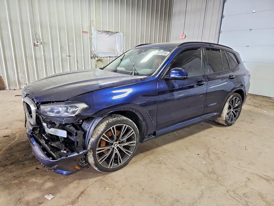 2022 BMW X3 VIN 5UX53DP08N9N39431 COPART salvage auction — FRONT END, Salvage Title, sold $12,000 on 2026-07-13 (photo 1)