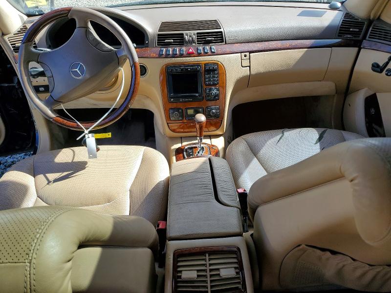 2002 Mercedes-benz S class VIN WDBNG73J02A250526 COPART salvage auction — FRONT END, CA - CERTIFICATE OF TITLE, sold $400 on 2026-07-16 (photo 8)