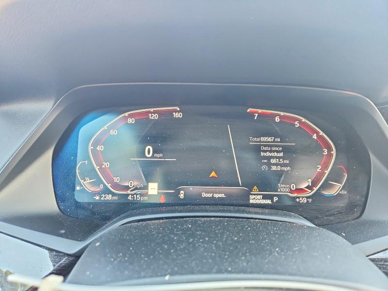 2021 BMW X7 VIN 5UXCW2C02M9E68124 COPART salvage auction — MINOR DENT/SCRATCHES, Nc - Salvage Certificate Of Title, sold $29,500 on 2026-07-10 (photo 9)