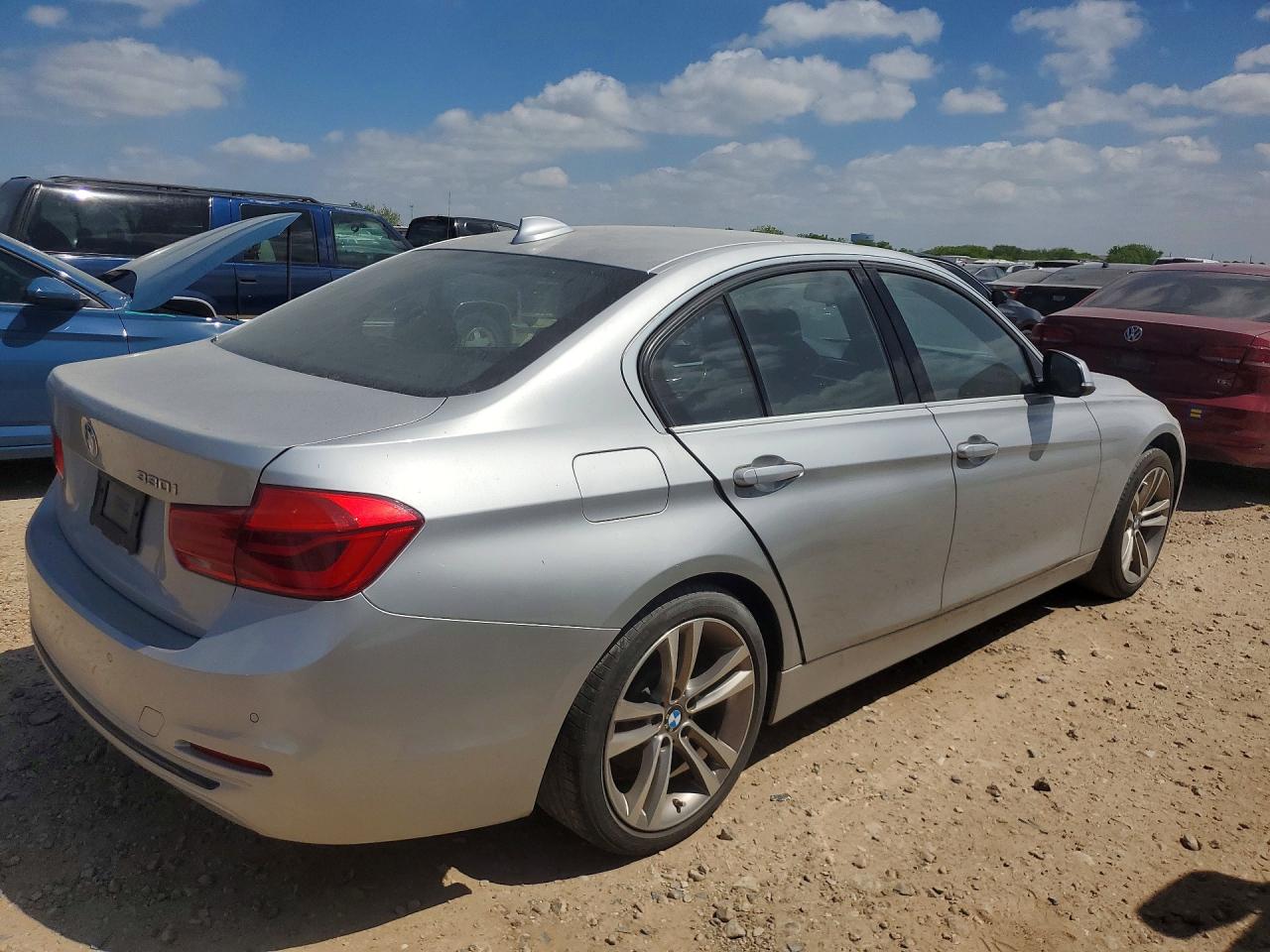2017 BMW 3 Series VIN WBA8B9G50HNU49127 COPART salvage auction — Mechanical, TX - CERTIFICATE OF TITLE, sold $1,750 on 2026-07-09 (photo 3)