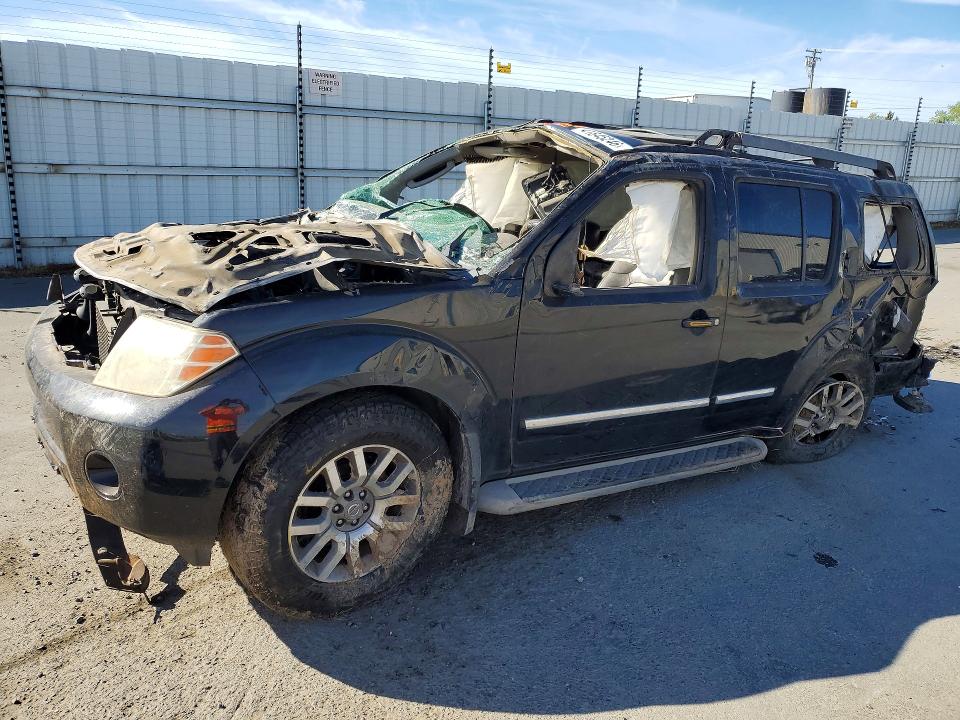 2012 Nissan Pathfinder VIN 5N1AR1NNXCC629901 COPART salvage auction — ROLLOVER, Ca - Salvage Certificate, sold $750 on 2026-07-02 (photo 1)