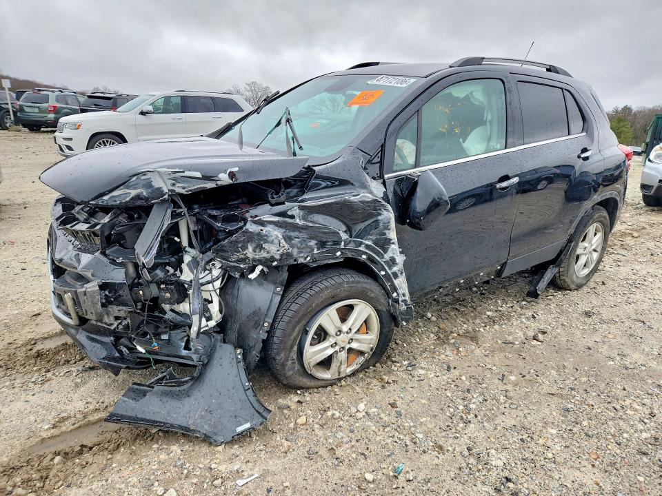 2019 Chevrolet Trax VIN KL7CJPSBXKB838297 COPART salvage auction — FRONT END, Ma - Cert Of Title-Salvage, sold $550 on 2026-07-08 (photo 1)