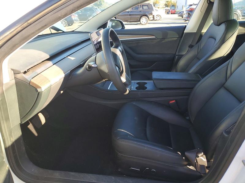 2023 Tesla Model 3 VIN 5YJ3E1EB5PF619848 COPART salvage auction — REAR END, Ca - Salvage Certificate, sold $7,600 on 2026-07-31 (photo 7)