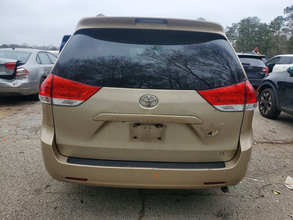 2014 Toyota Sienna VIN 5TDKK3DC7ES408069 COPART salvage auction — NORMAL WEAR, Fl - Cert Of Title Slvg Rebuildable, sold $3,000 on 2026-07-31 (photo 6)