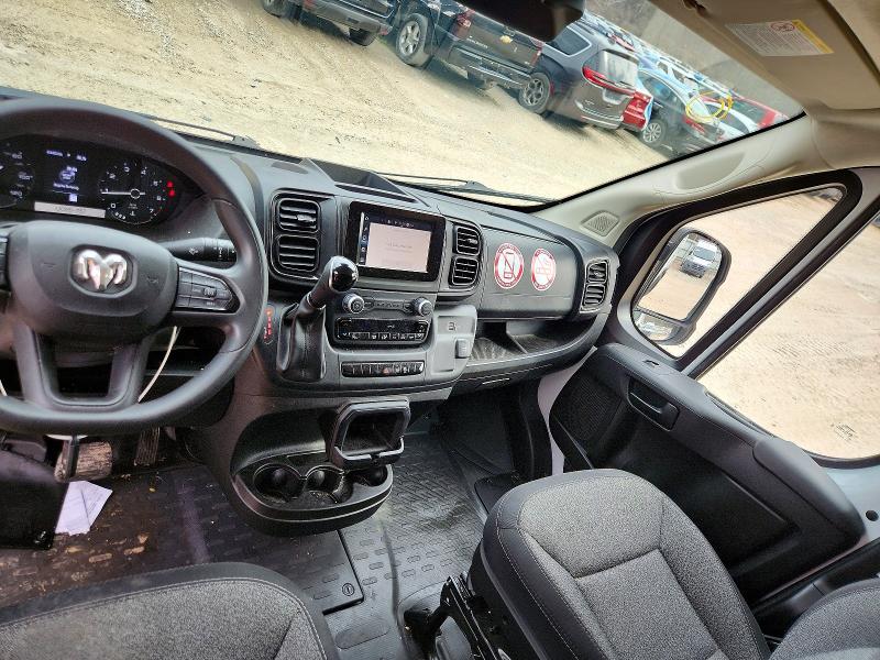 2023 Ram Promaster 2500 VIN 3C6LRVDG9PE598640 COPART salvage auction — FRONT END, VA - CERT OF TITLE - SALVAGE, sold $9,600 on 2026-07-29 (photo 8)