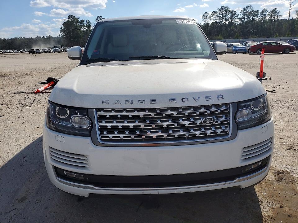 2013 Land rover RANGE ROVER VIN SALGS2DF9DA100965 COPART salvage auction — REAR END, Sc - Cert Of Title-Salvage, sold $5,800 on 2026-07-08 (photo 5)