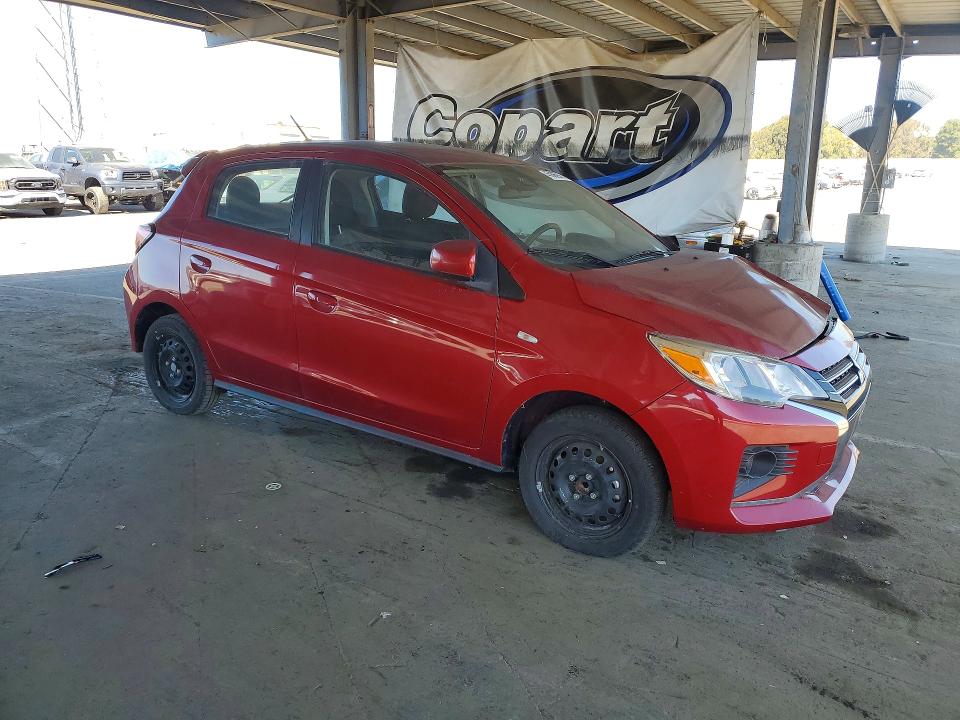 2022 Mitsubishi Mirage VIN ML32AUHJ3NH001939 COPART salvage auction — FRONT END, Ca - Dis/Dlr/Exp Only Lien Papers, sold $325 on 2026-07-09 (photo 4)