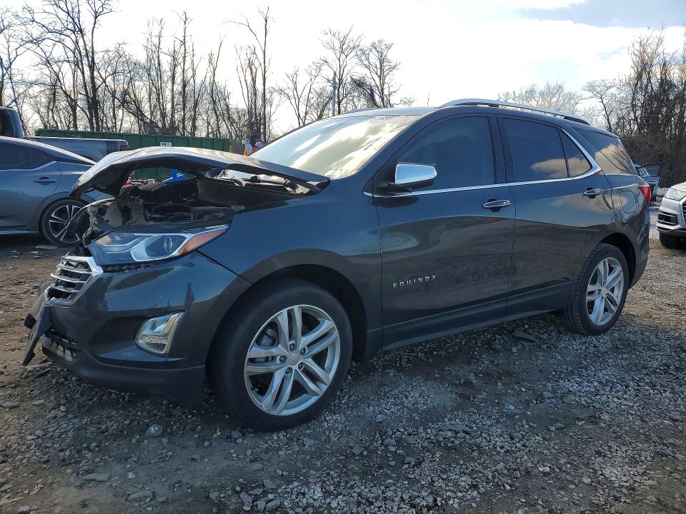 2020 Chevrolet Equinox VIN 2GNAXYEX1L6235322 COPART salvage auction — FRONT END, Md - Cert Of Salvage > 75% Damage, sold $2,800 on 2026-07-02 (photo 1)