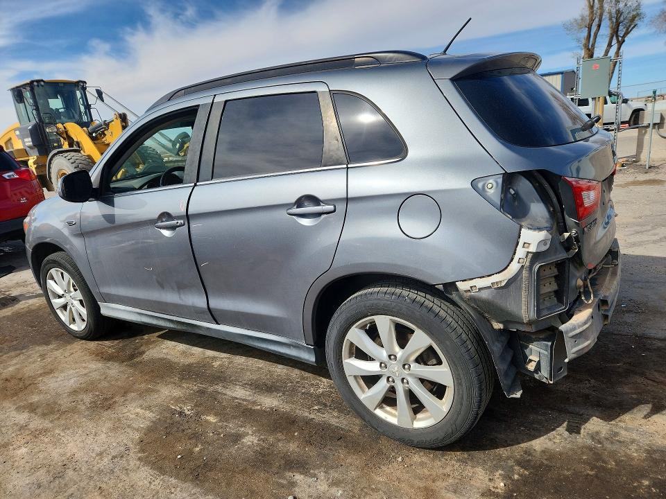 2015 Mitsubishi Outlander VIN 4A4AR4AW5FE027431 COPART salvage auction — REAR END, Nm - Cert Of Title-Salvage, sold $200 on 2026-07-02 (photo 2)