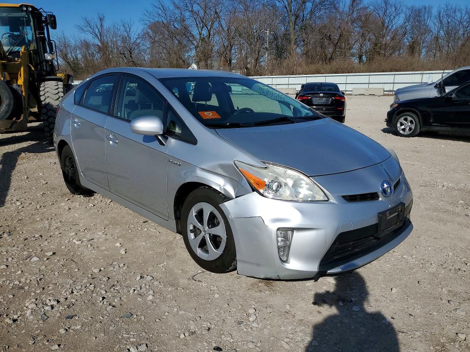 2013 Toyota Prius VIN JTDKN3DU6D5567475 COPART salvage auction — FRONT END, Mo - Salvage Certificate Of Title, sold $875 on 2026-07-08 (photo 4)