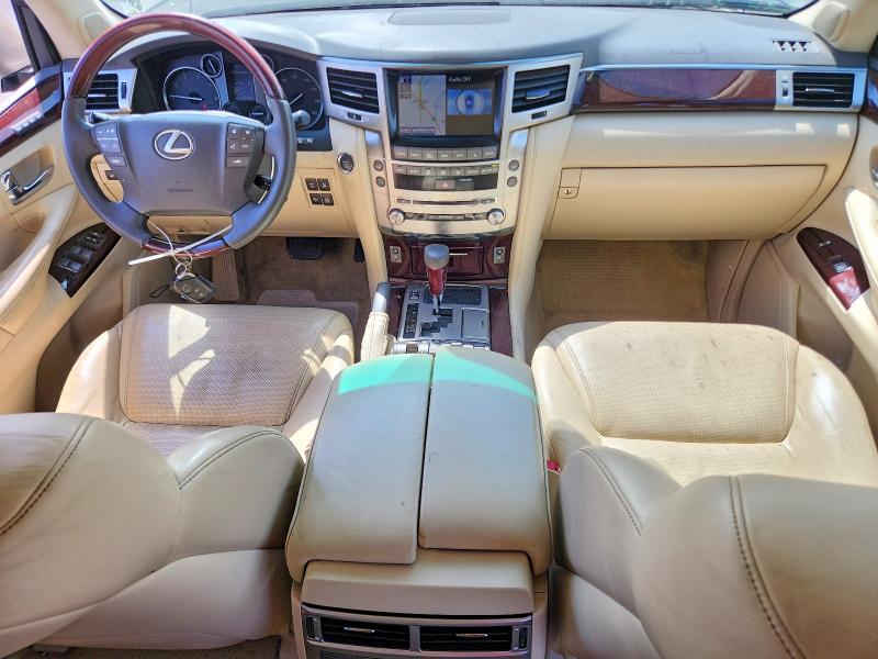 2013 Lexus Lx 570 VIN JTJHY7AX5D4119884 COPART salvage auction — FRONT END, Ca - Salvage Certificate, sold $14,900 on 2026-07-16 (photo 8)