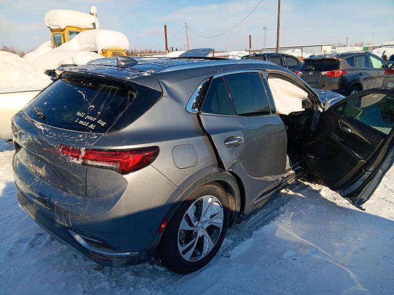 2021 Buick Envision VIN LRBFZNR44MD100330 COPART salvage auction — FRONT END, Ak - Bill Of Sale- Salvage, sold $25 on 2026-07-07 (photo 3)