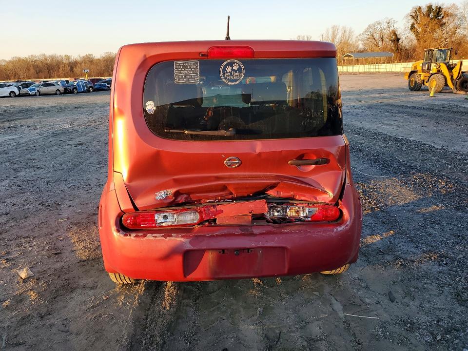 2010 Nissan Cube VIN JN8AZ2KR0AT153273 COPART salvage auction — REAR END, Sc - Cert Of Title-Salvage, sold $525 on 2026-07-06 (photo 6)