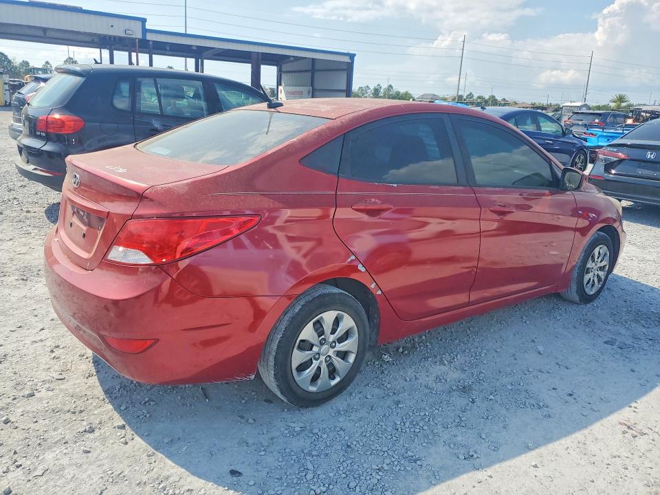 2017 Hyundai Accent VIN KMHCT4AEXHU394502 COPART salvage auction — SIDE, Fl - Certificate Of Title, sold $1,700 on 2026-07-07 (photo 3)