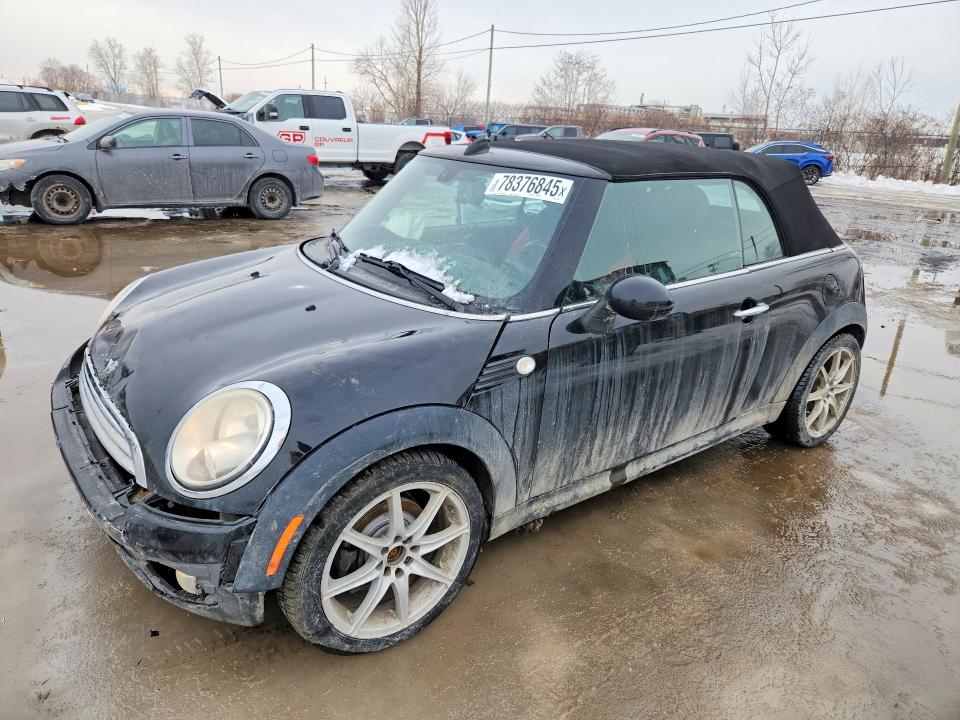 2010 Mini Cooper VIN WMWMR3C50ATZ19641 COPART salvage auction — FRONT END, Qc - Gravement Accidente, sold $1,150 on 2026-07-07 (photo 1)